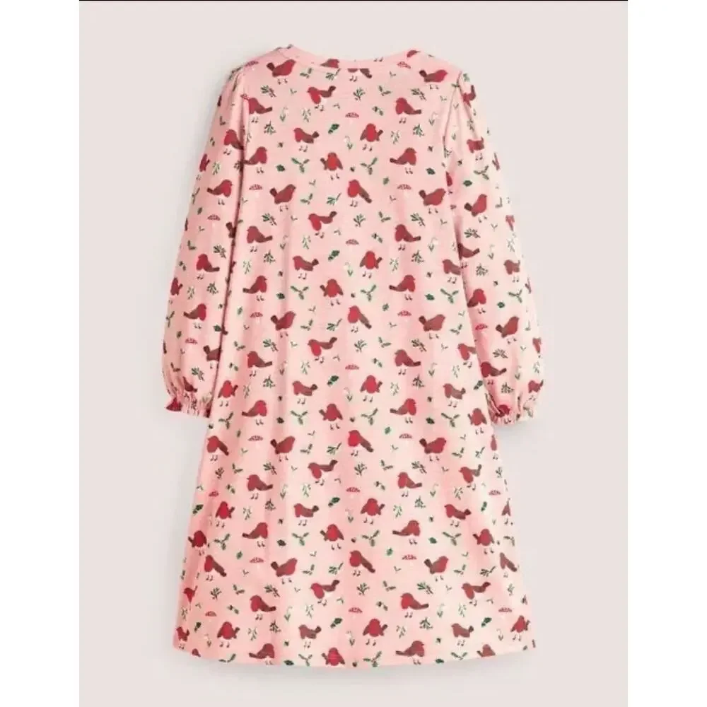 NWT❤️Mini Boden Printed Long-sleeved Nightie sz8-9y